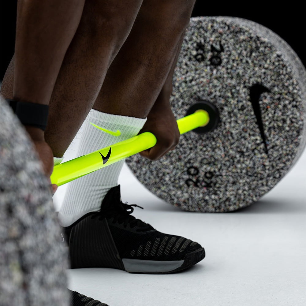 Gym Machine Colour Nike Strength Shield Barbell β 20kg Black/Red/Orange | Gym and Fitness ...