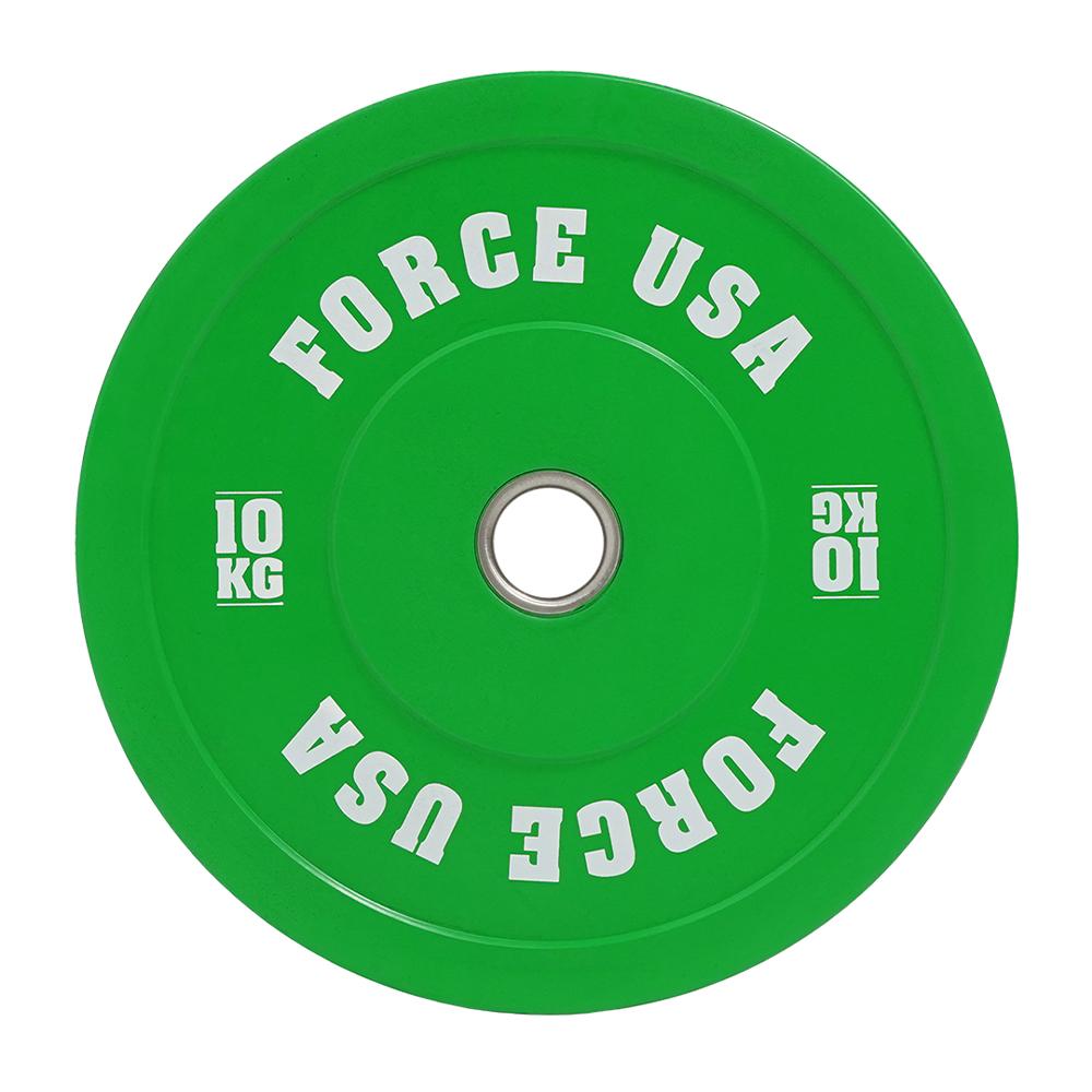 Force USA Pro Grade Coloured Bumper Plates (Sold individually)