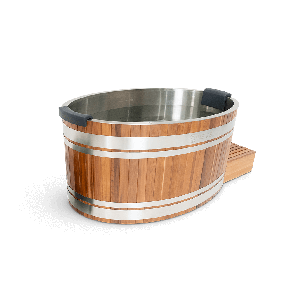 Revel Glacier Duo – Premium Cedar Ice Bath | Gym and Fitness – Gym and ...