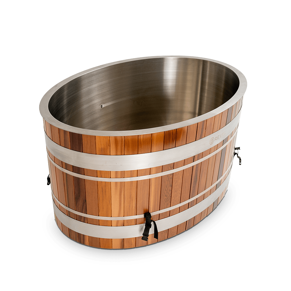 Revel Glacier Solo – Premium Cedar Ice Bath